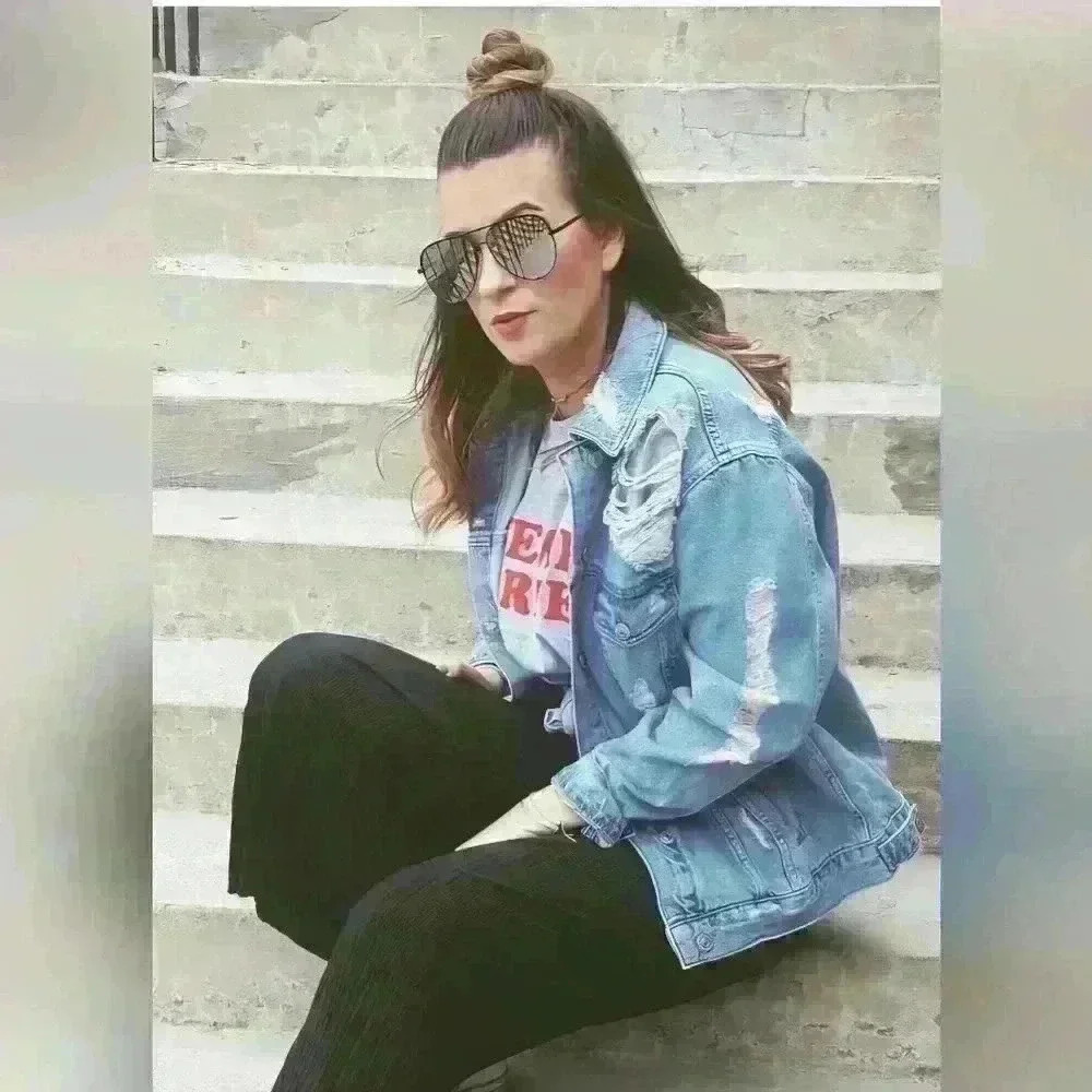 EDITORIAL DANCE  & MARVEL Denim Jacket